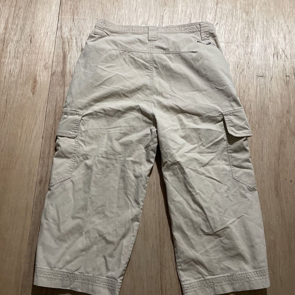 Vintage Reebok Classic Womens Size M Beige Hiking‎ Camping Capri Pants Cargo - Picture 5 of 7